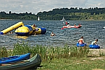 Wasserspielgeräte auf dem Suedfeldsee
